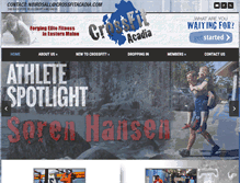 Tablet Screenshot of crossfitacadia.com